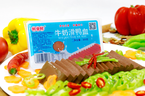 鲜亚鲜 300g 牛奶鸭血